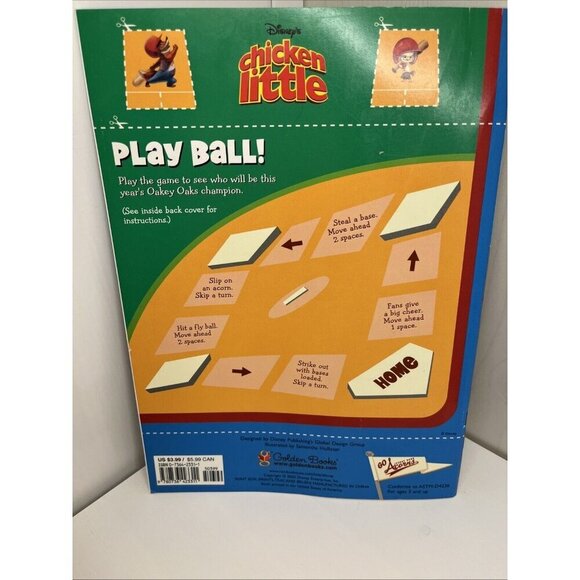 Disney Chicken Little Hometown Superstar Coloring Paint Activity Book unused - Picture 8 of 15